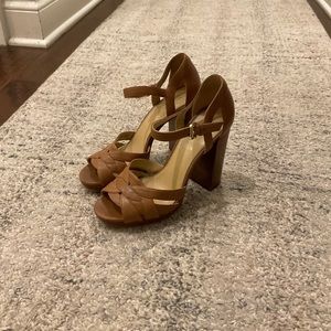 Michael Kors Brown Leather Heels